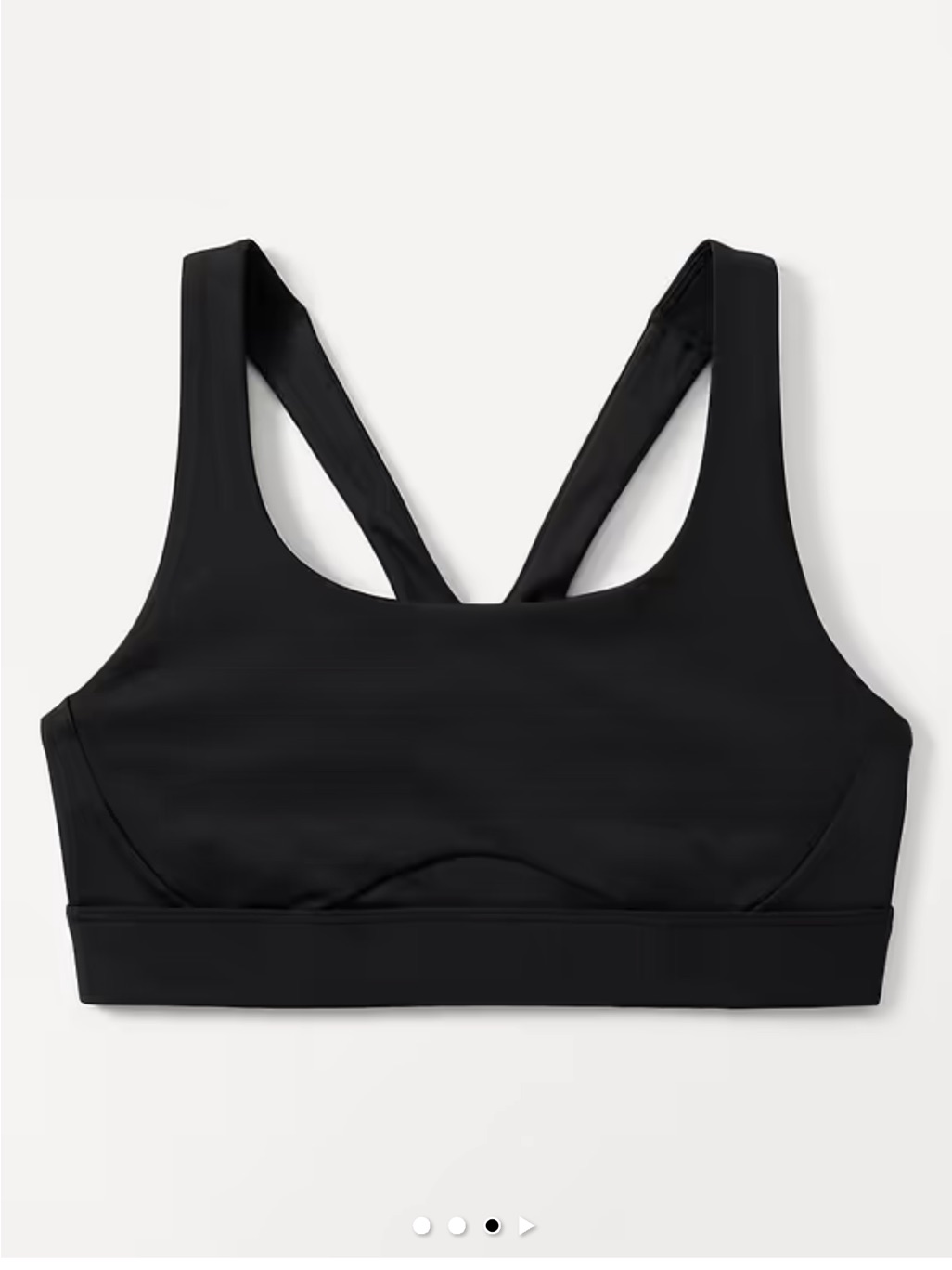 Athleta Interval Black Sports Bra